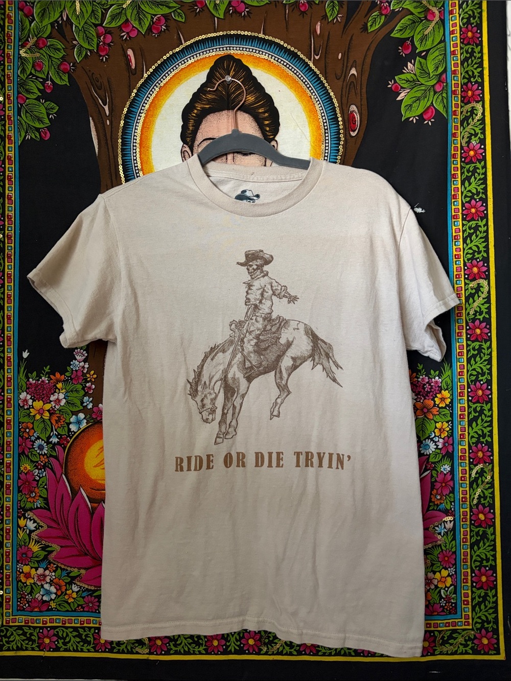 Ride or Die Tryin' Men's Short Sleeve Tee - Cream
